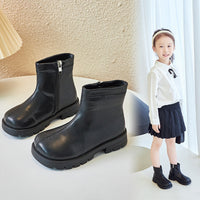 Fashionable All-match Soft-soled Leather Boots