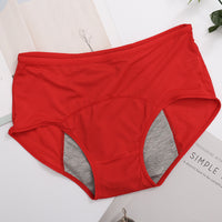 Women's Breathable Mid-high Waist Physiological Pants Leak-proof Sanitary Panties