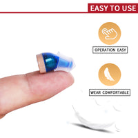 Inner Ear Invisible Digital Noise Reduction Hear Device USB Rechargeable ITE Hearing Aids For The Deaf