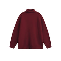 New Autumn Winter High-neck Knit Sweater For Men Japanese-style Vintage