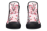 Printed Couple High Top Canvas Shoes