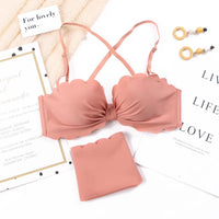 Bowknot seamless back underwear