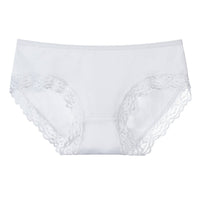 Fashion Women's Lace Edge Solid Color Underwear