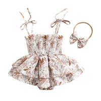 Baby Romper Flower Sleeveless Jumpsuit Female