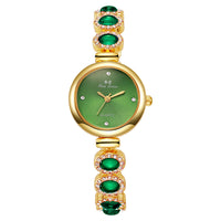 Women's Bracelet Round Dial Diamond Advanced Quartz Watch