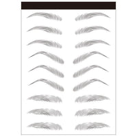 Waterproof 6D Eyebrow Tattoo Semi-Permanent Embroidery Natural Long Lasting Fake Eyebrow