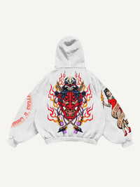 Fashion Casual Printed Polyester Sweater