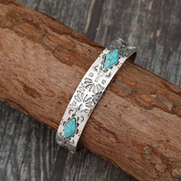 Retro Bohemian Style Open Cuff Bracelet