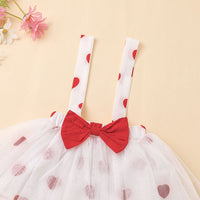 Suspender Skirt Children's Suit Children Heart-shaped