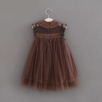 Girls' dresses, children's western style flying sleeves