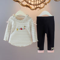 Cartoon three-piece