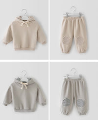 Boys And Girls Suits Korean New Kid Baby Fashionable Sports Casual Two-piece Suit