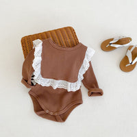 Autumn Solid Triangle Baby Solid Bodysuit