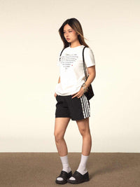 Lace Shorts Home Leisure Wide Leg Elastic Waist Sports Pants