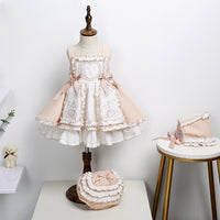 Girls Sling Dress Lolita Princess Dress Children's Dress Set