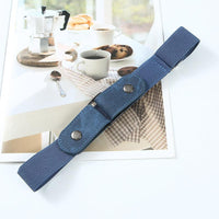 Women's Elastic Non-porous Decorative All-matching Jeans Belt