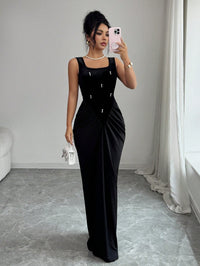 Sexy Suspender Dress And Elegant Long Skirt