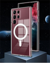 Applicable To MagSafe Magnetic Phone Case Charger Transparent Protective Case