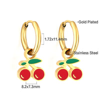 Niche Design Drop Oil Earrings