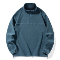Mens Winter Fleece Pile Lambswool Jumper