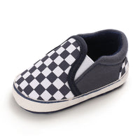 Spring and autumn new 0-1 years old baby shoes soft bottom set foot lattice toddler shoes