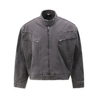 Denim Jacket Men's Punk High Street Fashionable Design Sense