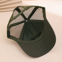 Simple And Fashionable Embroidered Geometric Pattern Net Fabric Baseball Cap For Summer Outdoor Hiking Sun Protection Beanie Hat Suitable For Going Out