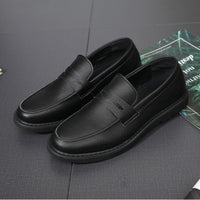 New Ultra-soft Men's Driving Casual Leather Korean Retro Slip-on Business Shoes