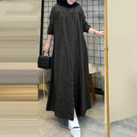 Bohemian Loose Plus-Size Long Cardigan