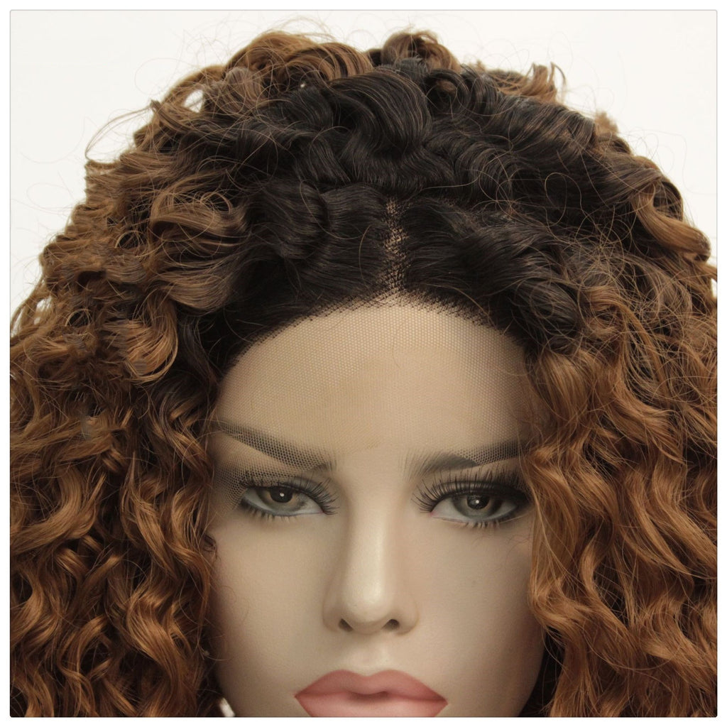 Chemical fiber front lace wig cover