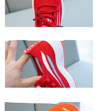 Boys And Girls Sports Shoes Breathable Fly Woven Mesh Children's