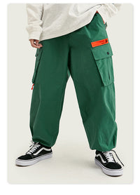 Drawstring drawstring overalls