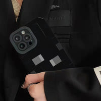 Dark Wind Splicing Lattice Mobile Phone Case Advanced Soft Shell