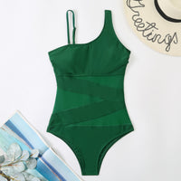 Slanted Shoulder Conservative Sling Bikini