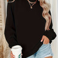 Casual Long Sleeve Sweatshirt Women's Clothing