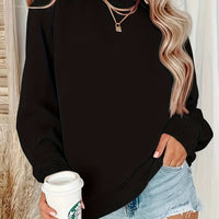 Casual Long Sleeve Sweatshirt Women's Clothing