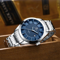Men's Waterproof Business Calendar Quartz Watch