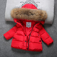 Boys and girls baby down jacket