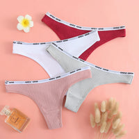 Women's Cotton Low Waist Seamless Thong