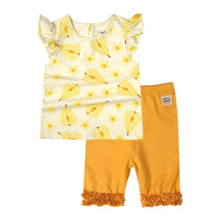 Children's Short-sleeved Baby Blouse Western Style Two-Piece Suit