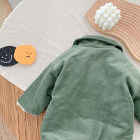 Fashion Personality Baby Corduroy One-piece Suit