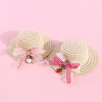 Handmade Adjustable Bowknot Summer Spring Dogs And Cats Pet Hat