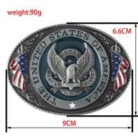 Eagle Buckle Genuine Leather Men's Casual Belt Leisure Fashion Clothing Accessories