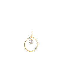 Titanium Steel Fashion Zirconia Circle Earrings