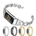 Creative All-match VO Full Diamond Metal Stainless Steel Strap