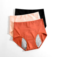 Women's Cotton High Waist Physiological Underwear