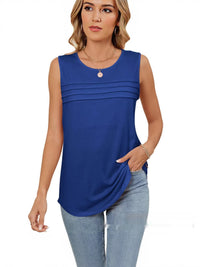 Sleeveless Crew-neck Loose-fitting Fashionable Vest