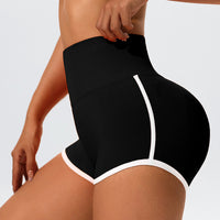 High-waisted Tummy-control And Butt-lifting Workout Shorts