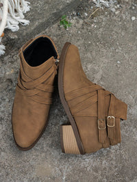 Retro Style Fashionable Single Boots