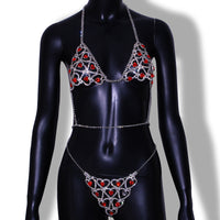 Shiny Party Nightclub Rhinestone Body Chain